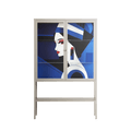 Beyond The Veil Of Consciousness - Loft Cabinet - Mathilda Kienast - Pebble - Clear glass