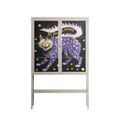 Be Nice Or Leave - Loft Cabinet - Mo Kalache - Pebble - Clear glass