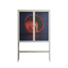 Cat in Chair C - Loft Cabinet - Kristin Eriksson - Pebble - Clear glass