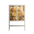 A Bridge Across Time 4 - Loft Cabinet - Nick Liefhebber - Pebble - Clear glass
