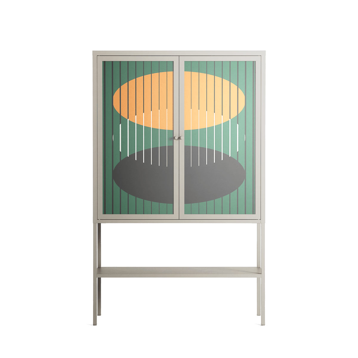 Soul Split - Loft Cabinet - Oluwaseyi Samuel Adebayo - Pebble - Overlay Glass