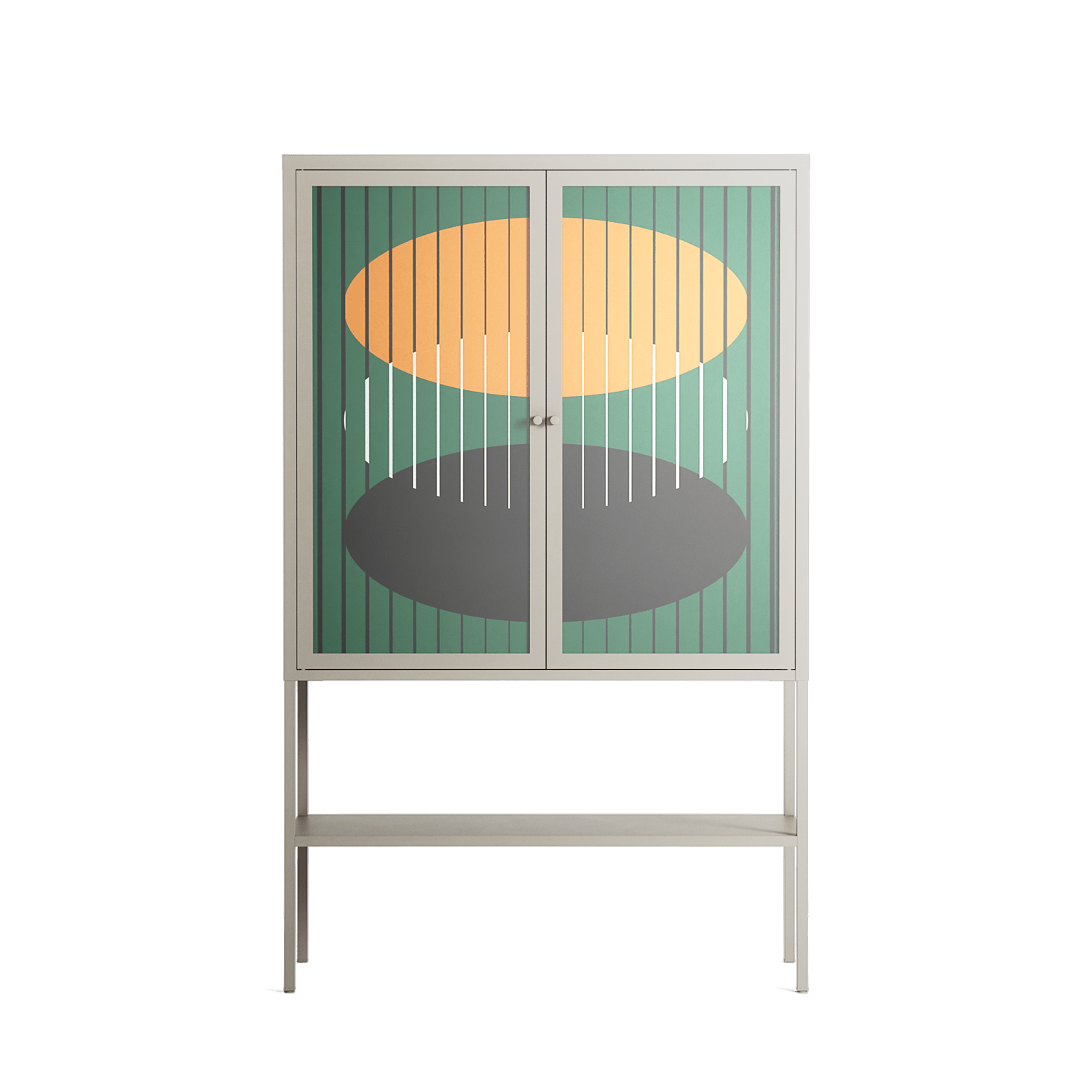 Soul Split - Loft Cabinet - Oluwaseyi Samuel Adebayo - Pebble - Overlay Glass