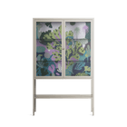A Bridge Across Time 2 - Loft Cabinet - Nick Liefhebber - Pebble - Clear glass