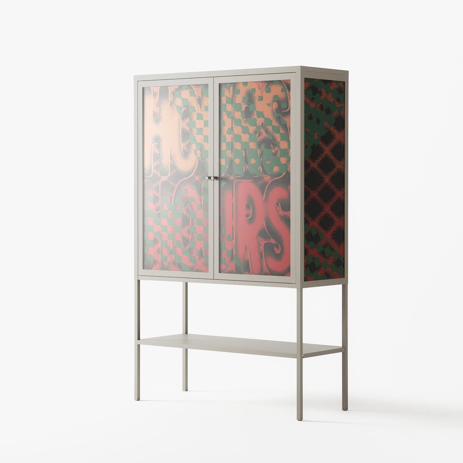 Hours - Loft Cabinet - Oluwaseyi Samuel Adebayo - Pebble - Overlay Glass