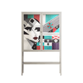 The Dessolution - Loft Cabinet - Mathilda Kienast - Pebble - Clear glass