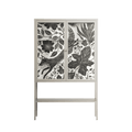 Ode to Summer 4 - Loft Cabinet - Diana Catchpole - Pebble - Clear glass