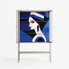 Beyond The Veil Of Consciousness - Loft Cabinet - Mathilda Kienast - Pebble - Clear glass