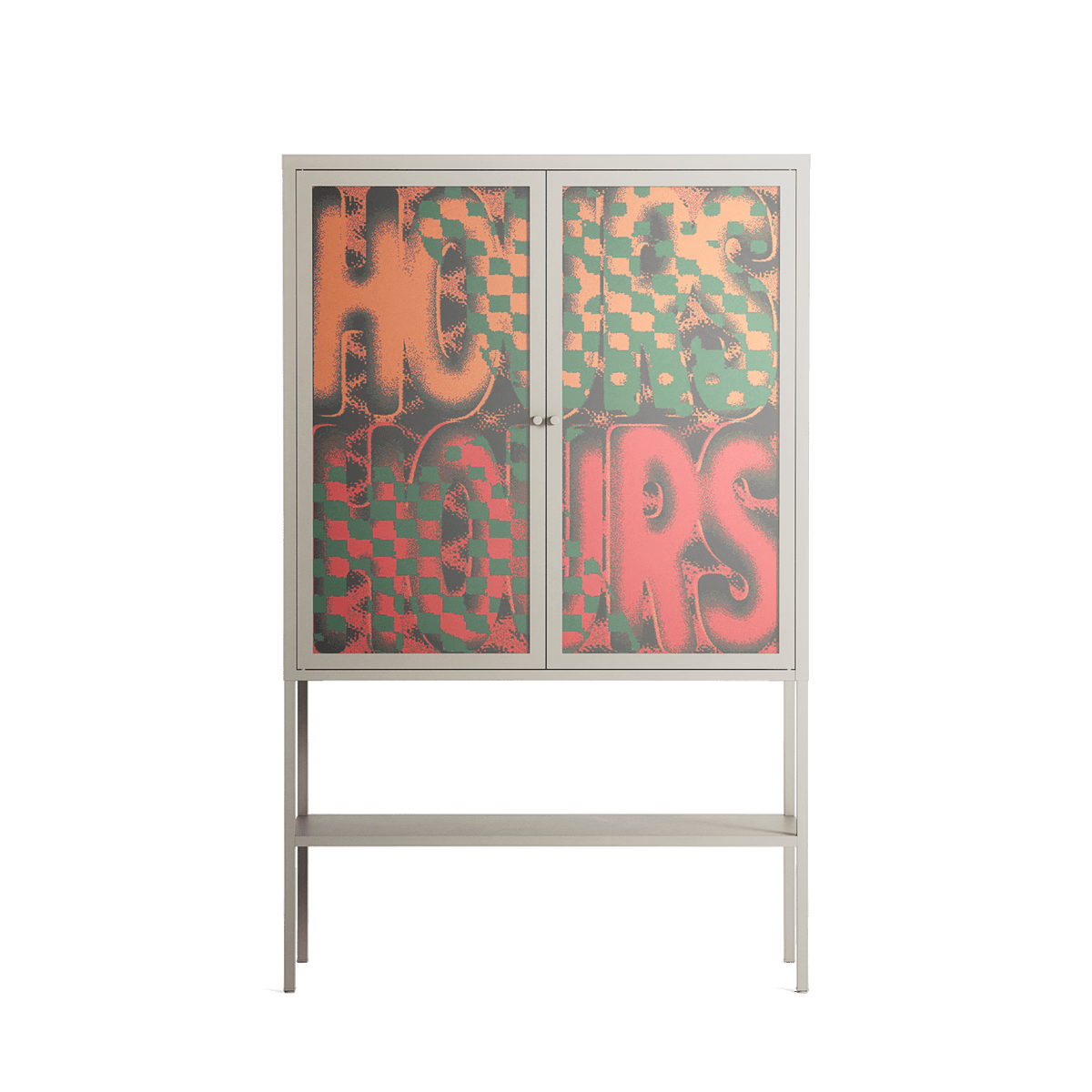 Hours - Loft Cabinet - Oluwaseyi Samuel Adebayo - Pebble - Overlay Glass