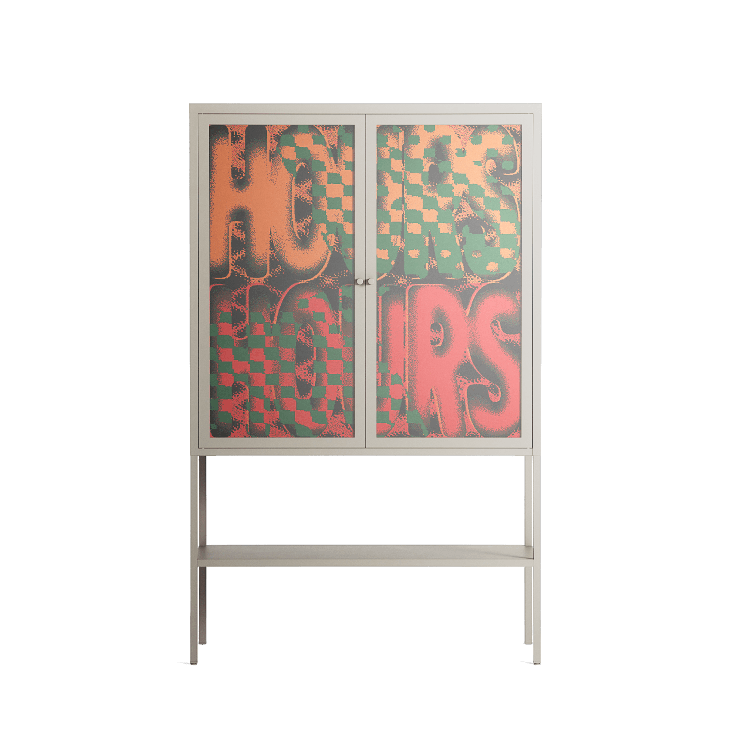 Hours - Loft Cabinet - Oluwaseyi Samuel Adebayo - Pebble - Overlay Glass