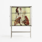 Can You Face It - Loft Cabinet - Sophie Goudman-Peachey - Pebble - Clear glass