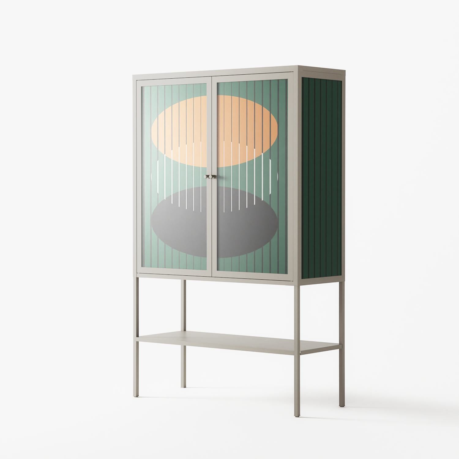 Soul Split - Loft Cabinet - Oluwaseyi Samuel Adebayo - Pebble - Overlay Glass