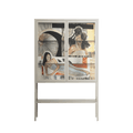 Sweet Far Away - Loft Cabinet - Sophie Goudman-Peachey - Pebble - Clear glass