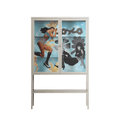 Day Dream - Loft Cabinet - Sophie Goudman-Peachey - Pebble - Clear glass