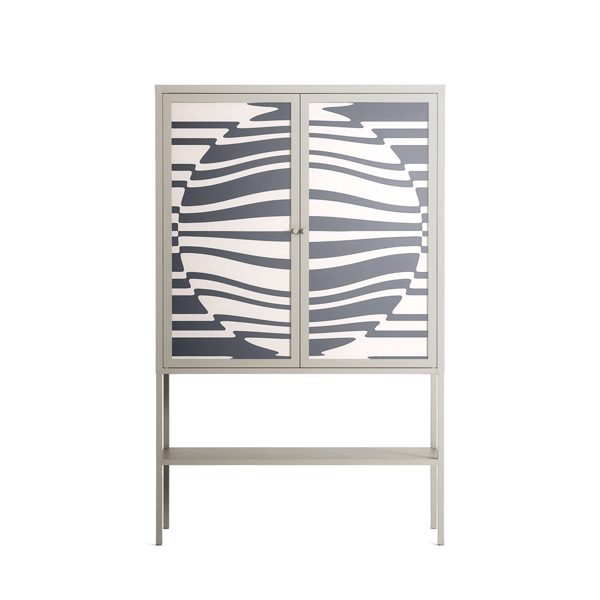Wave Lens - Loft Cabinet - Oluwaseyi Samuel Adebayo - Pebble - Overlay Glass