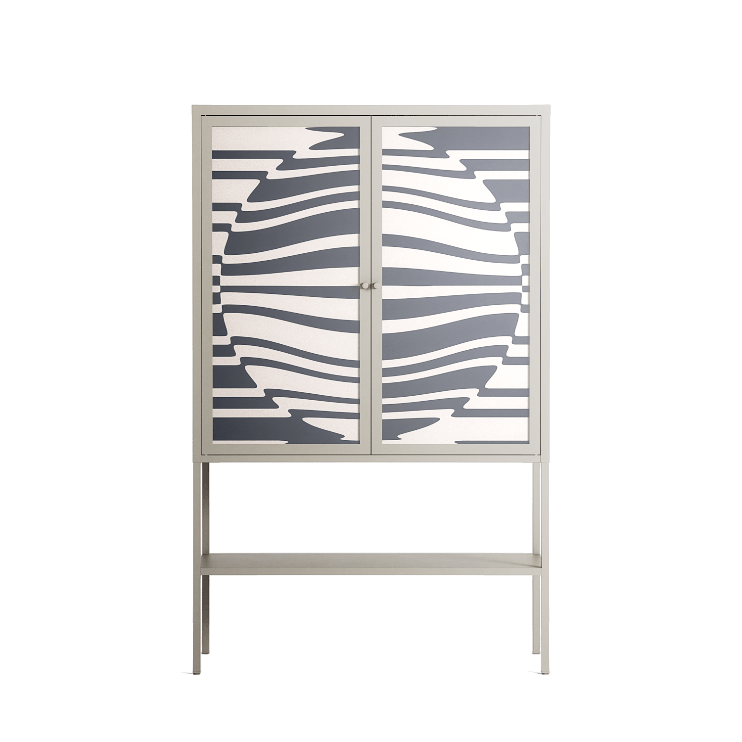Wave Lens - Loft Cabinet - Oluwaseyi Samuel Adebayo - Pebble - Overlay Glass