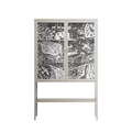 Flight Of Fancy - Loft Cabinet - Diana Catchpole - Pebble - Clear glass