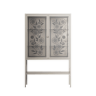 Barbed Bloom - Loft Cabinet - Daphna Sebbane - Pebble - Overlay Glass