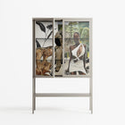 As The Rain Falls - Loft Cabinet - Sophie Goudman-Peachey - Pebble - Clear glass