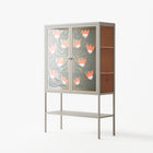 Blooming Folk Garden - Loft Cabinet - Sandra Hutter - Pebble - Overlay Glass