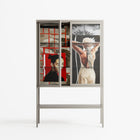 Where We Belong - Loft Cabinet - Sophie Goudman-Peachey - Pebble - Clear glass