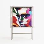 Fragments Of A Painted Souls - Loft Cabinet - Mathilda Kienast - Pebble - Clear glass