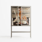We Are Who We Are - Loft Cabinet - Sophie Goudman-Peachey - Pebble - Clear glass