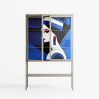 Beyond The Veil Of Consciousness - Loft Cabinet - Mathilda Kienast - Pebble - Clear glass