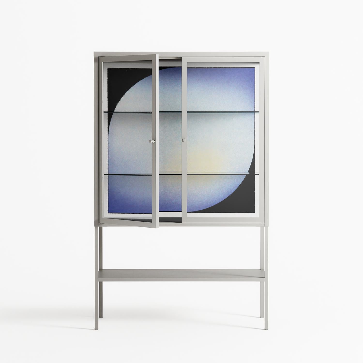 Ambient - Loft Cabinet - Alexander Khabbazi - Chalk - Clear glass