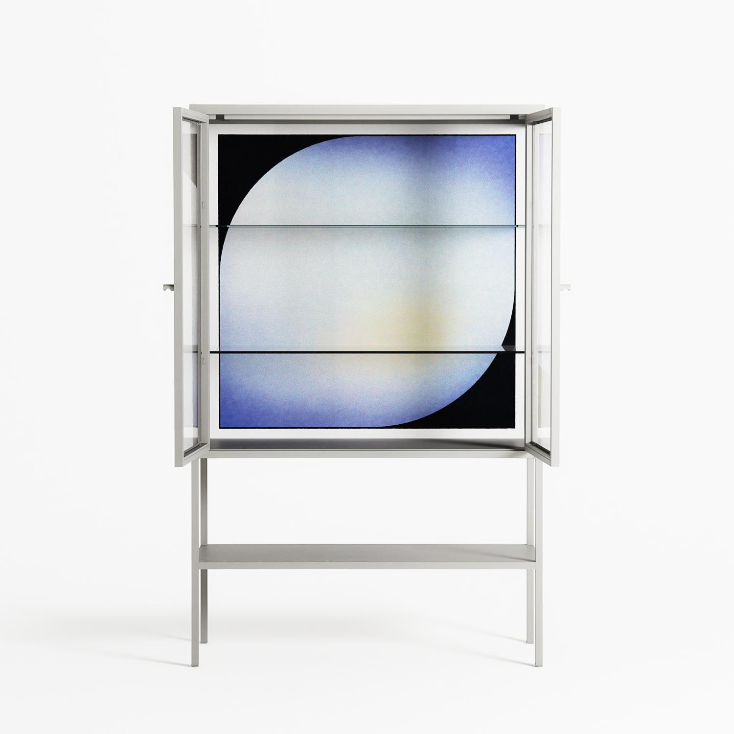 Ambient - Loft Cabinet - Alexander Khabbazi - Chalk - Clear glass