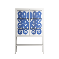 Everything is Confusing - Loft Cabinet - Alexander Khabbazi - Chalk - Clear glass