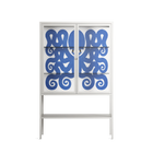 Everything is Confusing - Loft Cabinet - Alexander Khabbazi - Chalk - Clear glass