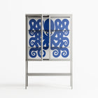 Everything is Confusing - Loft Cabinet - Alexander Khabbazi - Chalk - Clear glass