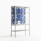 Everything is Confusing - Loft Cabinet - Alexander Khabbazi - Chalk - Clear glass