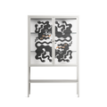 Every Dog - Loft Cabinet - Alexander Khabbazi - Chalk - Clear glass