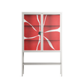 Spring to Summer - Loft Cabinet - Alexander Khabbazi - Chalk - Clear glass