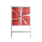 Spring to Summer - Loft Cabinet - Alexander Khabbazi - Chalk - Clear glass