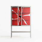 Spring to Summer - Loft Cabinet - Alexander Khabbazi - Chalk - Clear glass