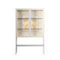 Sunbrother 3 - Loft Cabinet - Nick Liefhebber - Chalk - Clear glass