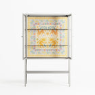Sunbrother 3 - Loft Cabinet - Nick Liefhebber - Chalk - Clear glass