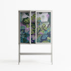 A Bridge Across Time 2 - Loft Cabinet - Nick Liefhebber - Chalk - Clear glass
