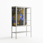 The Towering Hall Full Of Light 2 - Loft Cabinet - Nick Liefhebber - Chalk - Clear glass