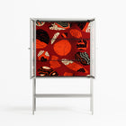 Pebbles 2 - Loft Cabinet - Nick Liefhebber - Chalk - Clear glass