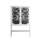 Black Potted Plant - Loft Cabinet - Konrad Blaszczyk - Chalk - Clear glass