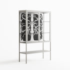 Black Potted Plant - Loft Cabinet - Konrad Blaszczyk - Chalk - Clear glass