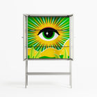 Curiosity - Loft Cabinet - Heather Zhou - Chalk - Clear glass