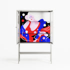 Dream - Loft Cabinet - Heather Zhou - Chalk - Clear glass