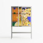 Klimt - Loft Cabinet - Heather Zhou - Chalk - Clear glass