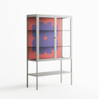 Stella - Loft Cabinet - Linus Lohoff - Chalk - Clear glass