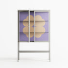 Amara - Loft Cabinet - Linus Lohoff - Chalk - Clear glass