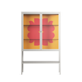 Phonix - Loft Cabinet - Linus Lohoff - Chalk - Clear glass
